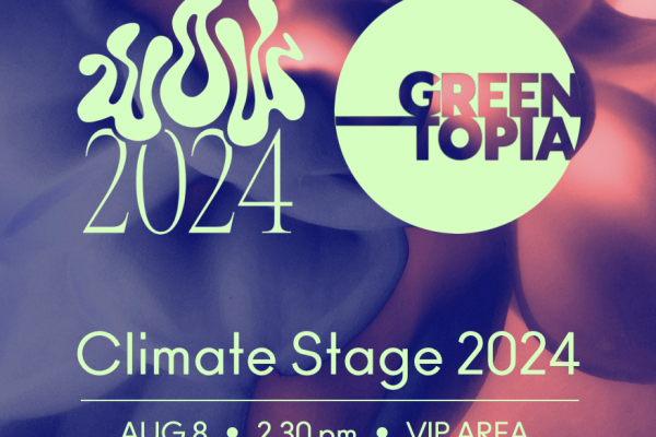 Bild och länk till artikeln Välkommen till Greentopia – klimatscenen som inleder Way Out West 2024!